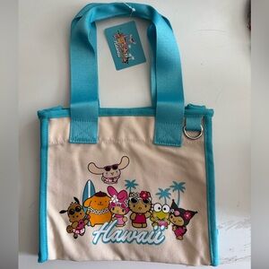 Hawaii hello kitty and friends Canvas Tote bag.